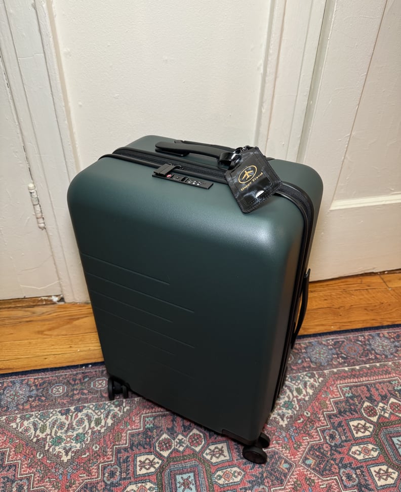 quince expandable hardshell suitcase