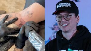 Rapper Logic gets FaZe Clan tattoo after decade of support