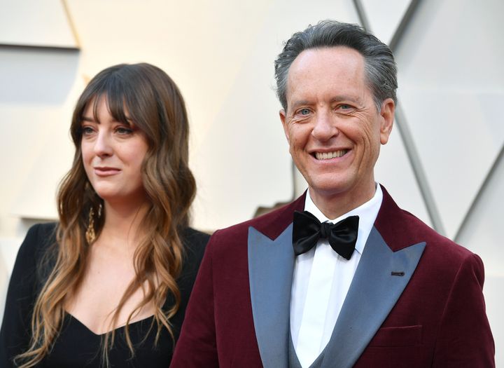 Richard E. Grant and his daughter, Olivia Grant, at the 2019 Oscars.