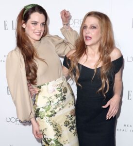 Riley Keough and her mother, Lisa Marie Presley, in 2017.