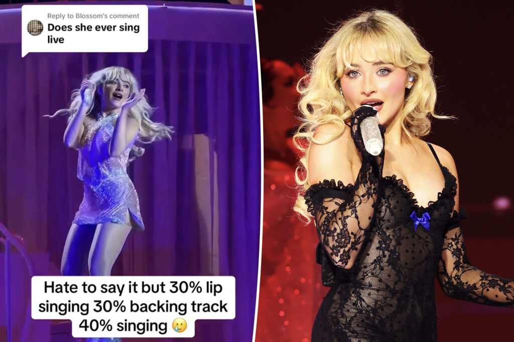 Sabrina Carpenter slams critics who claim she doesn’t sing live