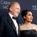 Francois-Henri Pinault and Salma Hayek attend the 2024 Kering for Women Dinner on Sept. 9 in New York City.