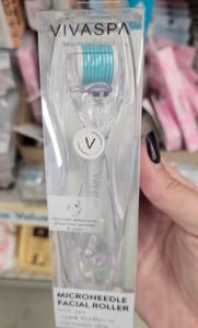 microneedle facial roller at Dollar Tree