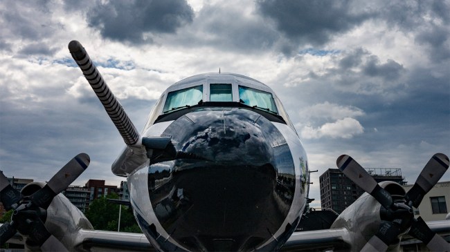 National Oceanic and Atmospheric Administration NOAA WP-3D Orion hurricane hunter aircraft