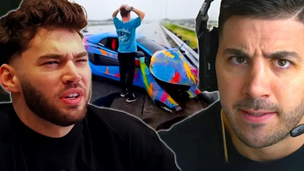 Streamers react to Jack Doherty McLaren crash: Adin Ross, NICKMERCS, more