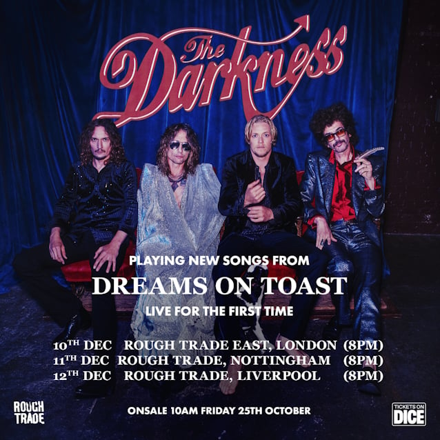 THE DARKNESS Announces Intimate Rough Trade In-Store Tour For December 2024