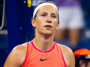 Tennis Player Victoria Azarenka in Two-Piece Workout Gear is "Ready" in New Gear