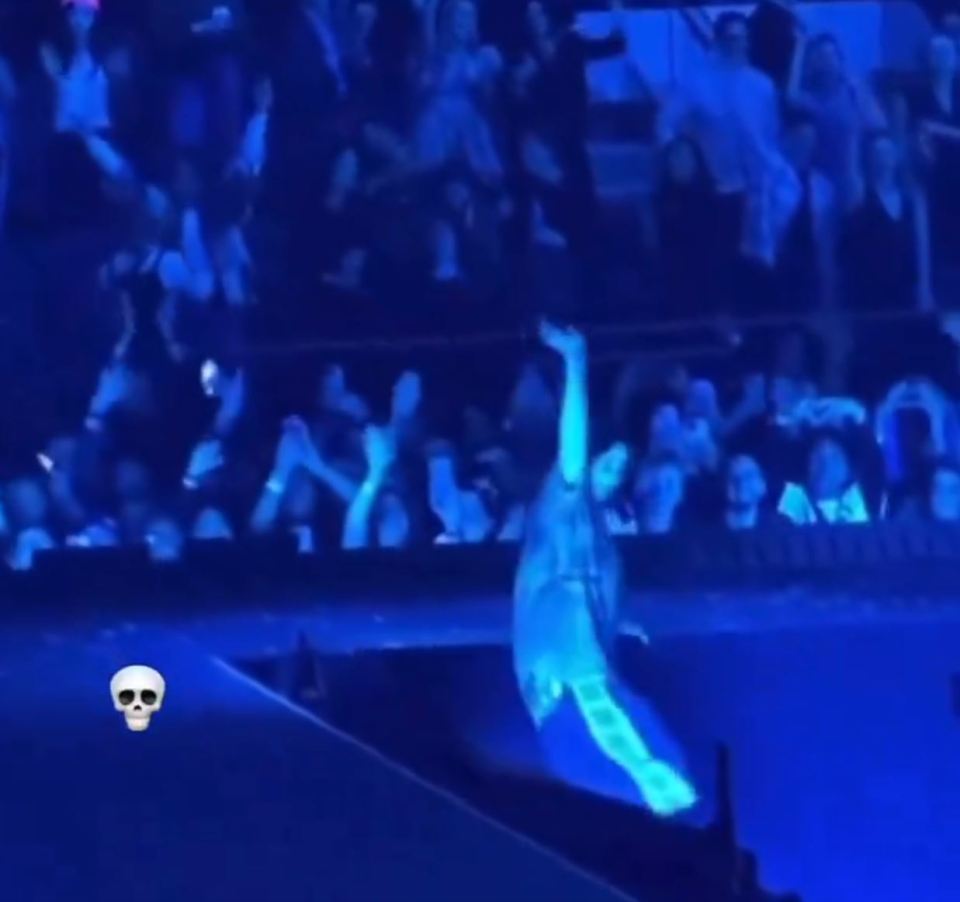 Billie Eilish waved goodbye to fans before a nasty fall in New York