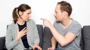 couple engaged in an argument