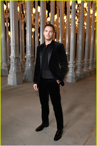 Nicholas Hoult at the LACMA gala