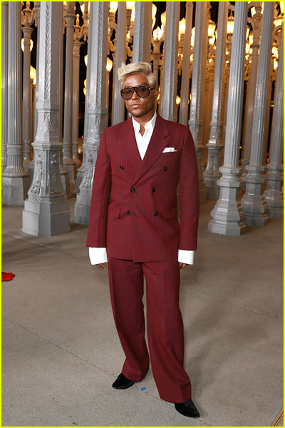 Law Roach at the LACMA gala