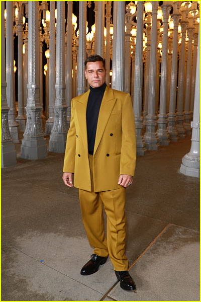 Ricky Martin at the LACMA gala