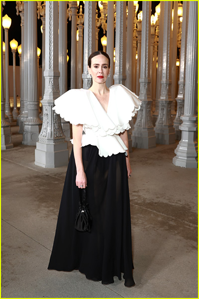 Sarah Paulson at the LACMA gala