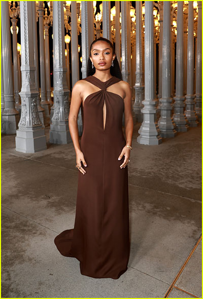 Yara Shahidi at the LACMA gala