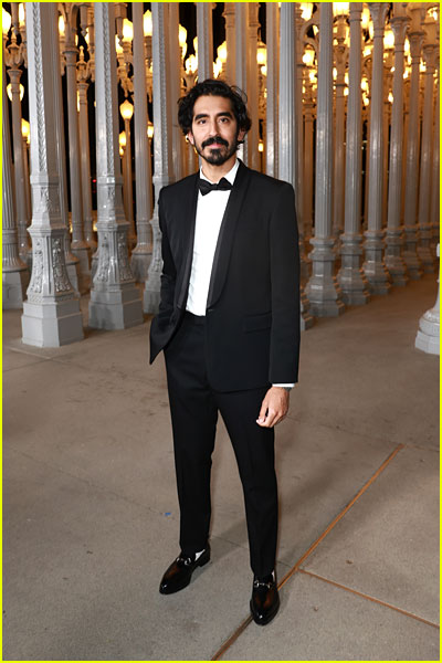 Dev Patel at the LACMA gala