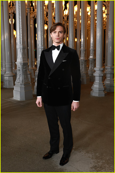 Nicholas Alexander Chavez at the LACMA gala