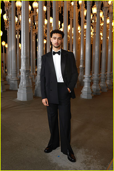 Archie Madekwe at the LACMA gala