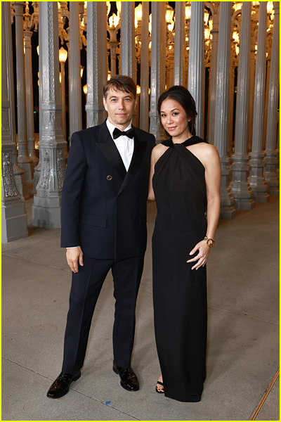 Sean Baker and Samantha Quan at the LACMA gala