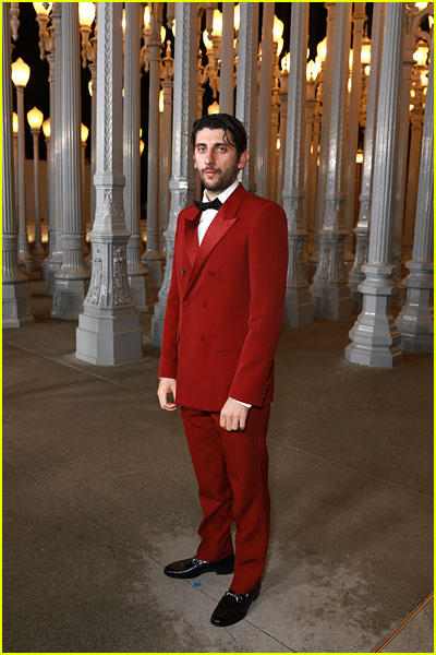 Pietro Castellitto at the LACMA gala