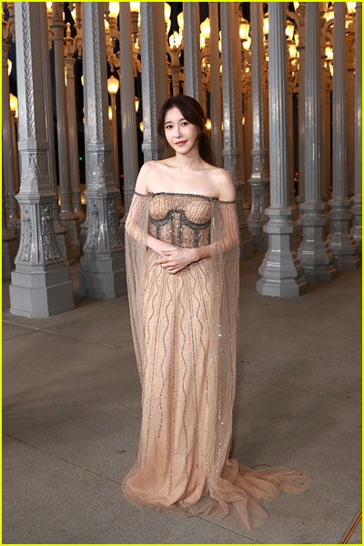 Lee Ji-ah at the LACMA gala