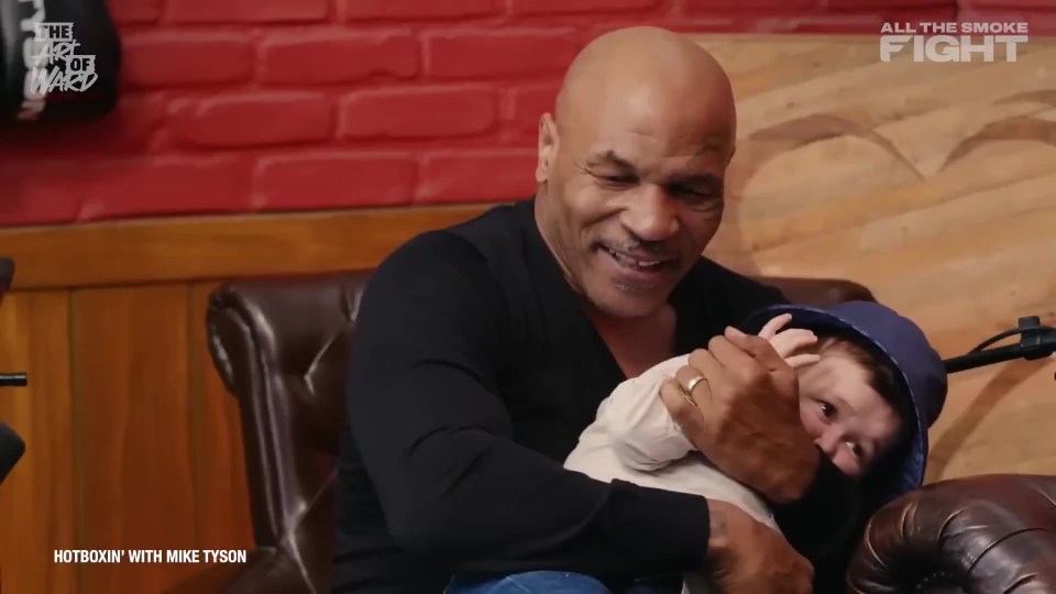 Tyson cradled Hasbulla like a baby