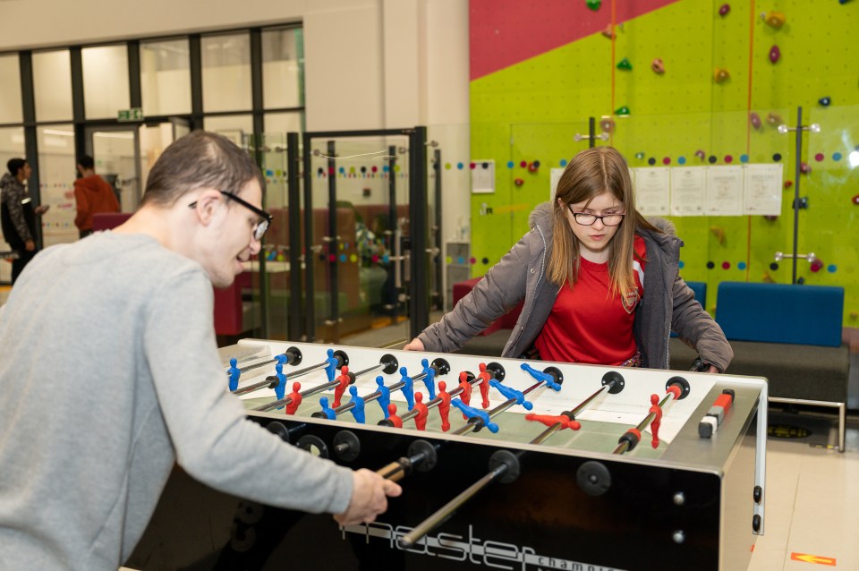 Playful kids find fun at the youth club