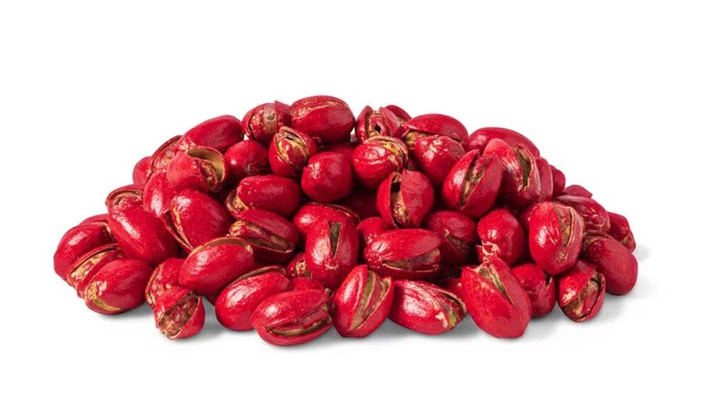 red pistachio nuts