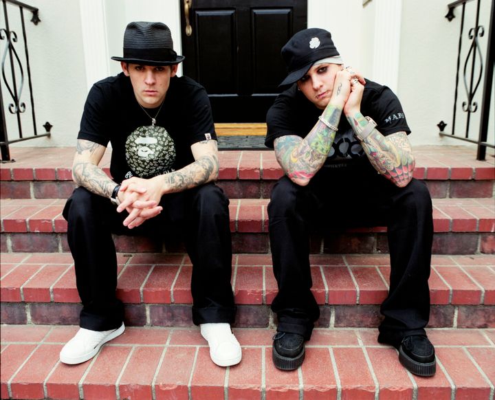 Good Charlotte musicians Benji and Joel Madden in 2004.