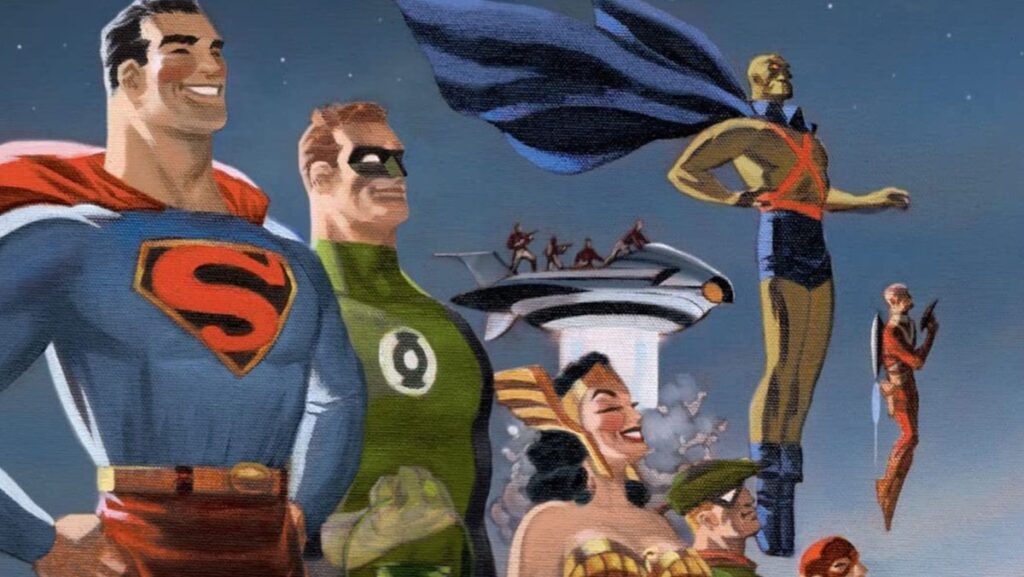 Darwyn Cooke's promo art for DC's New Frontier.