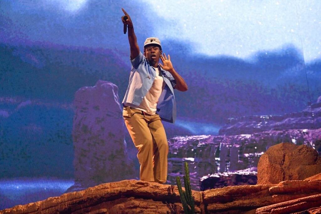 Tyler, The Creator, performing during the Coachella Festival in Indio, California, on April 13, 2024, announced his eighth album, Chromakopia, just a little more than a week before releasing it on Monday, October 28.