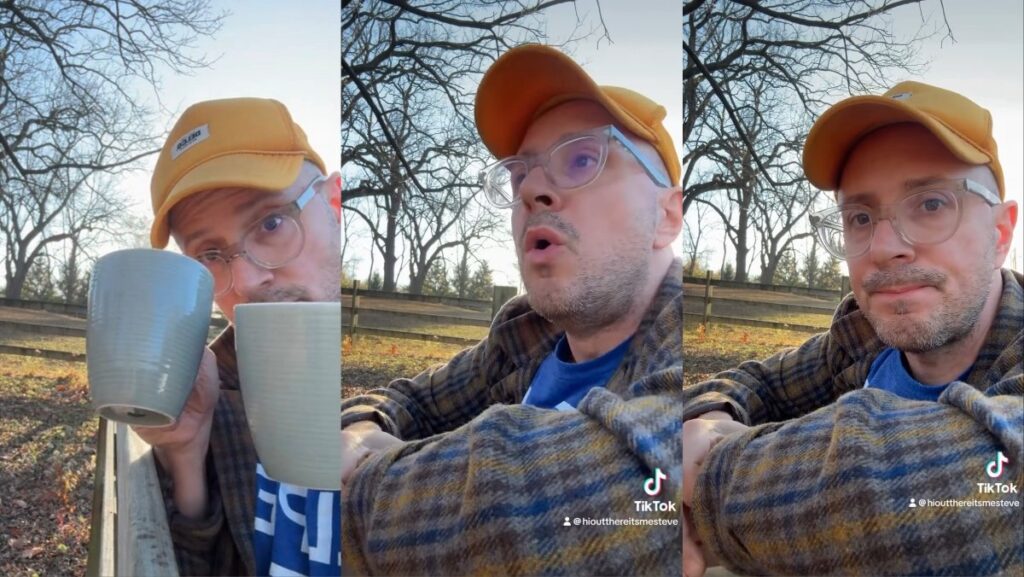 Blues Clues Steve Burns makes a comforting video with tea and breathing