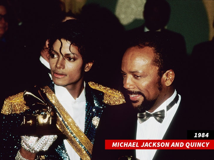 Michael Jackson and his producer Quincy Jones getty 1