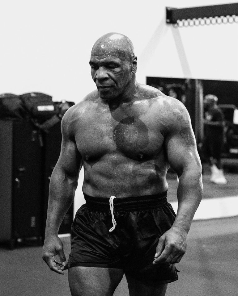 Tyson, 58, has got himself in phenomenal shape for his ring return