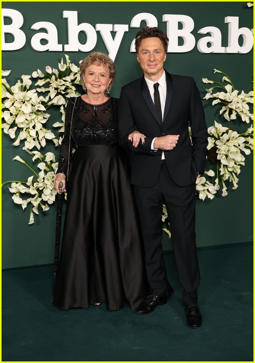 Zach Braff with mom Anne Brodzinsky