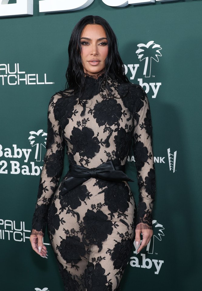 Kim Kardashian chanelled a gothic vibe