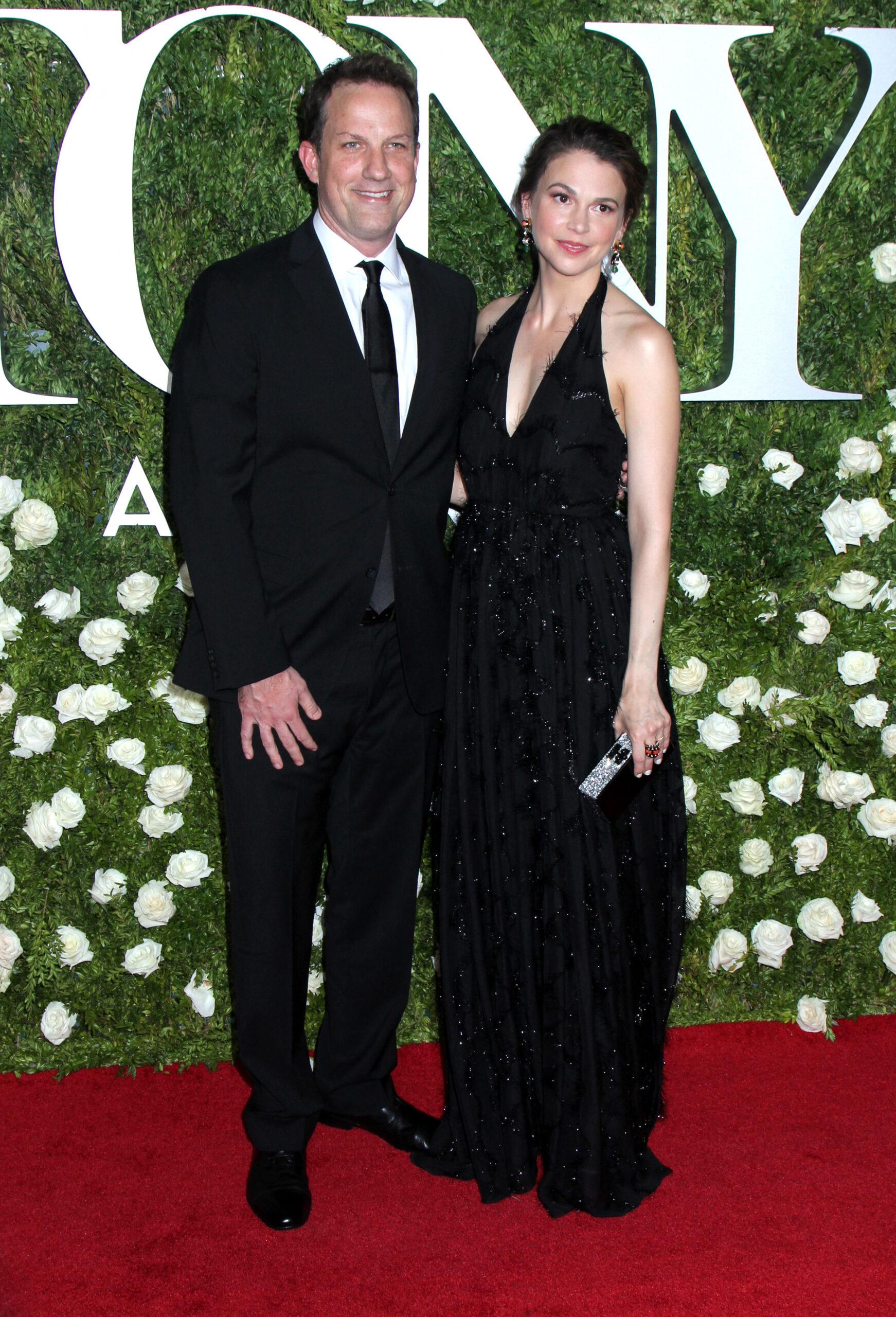 Ted Griffin and Sutton Foster at the 71st Annual Tony Awards in NYC