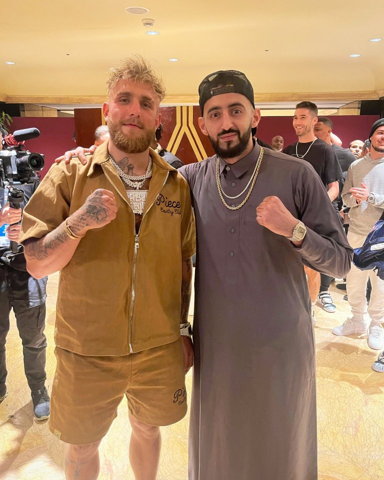 Jake Paul with Slim