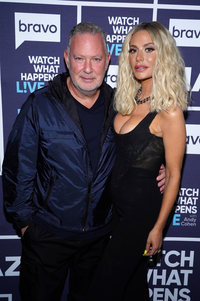 The couple post during an episode of Watch What Happens Live in NYC