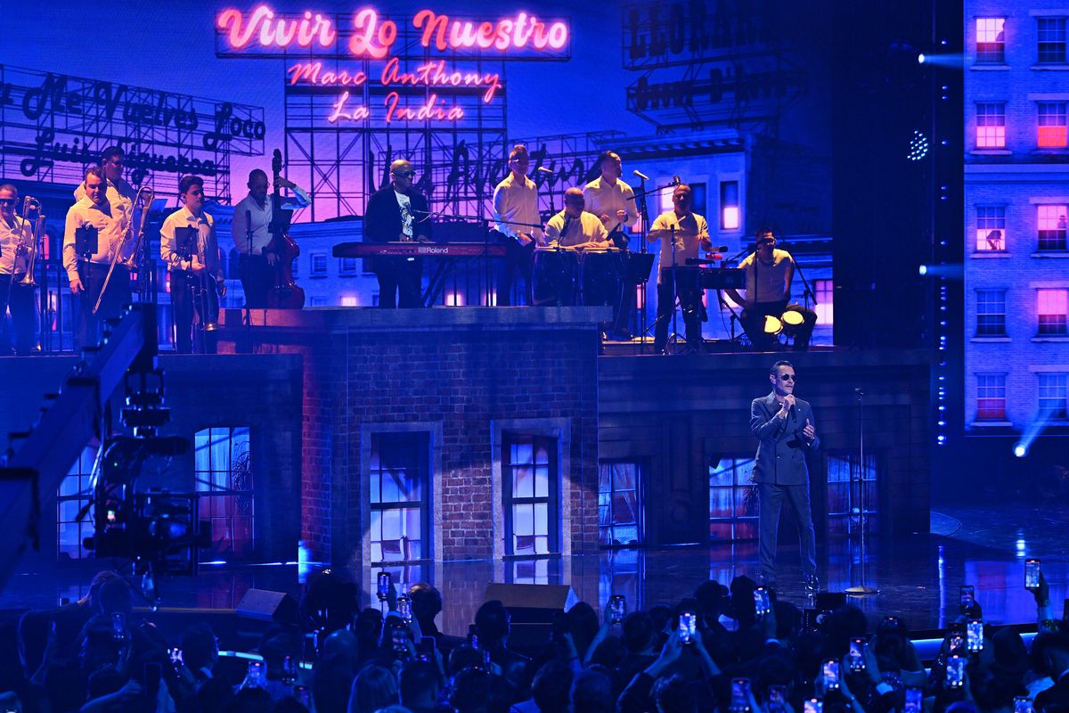 Marc Anthony performs onstage during the 25th Annual Latin GRAMMY Awards 