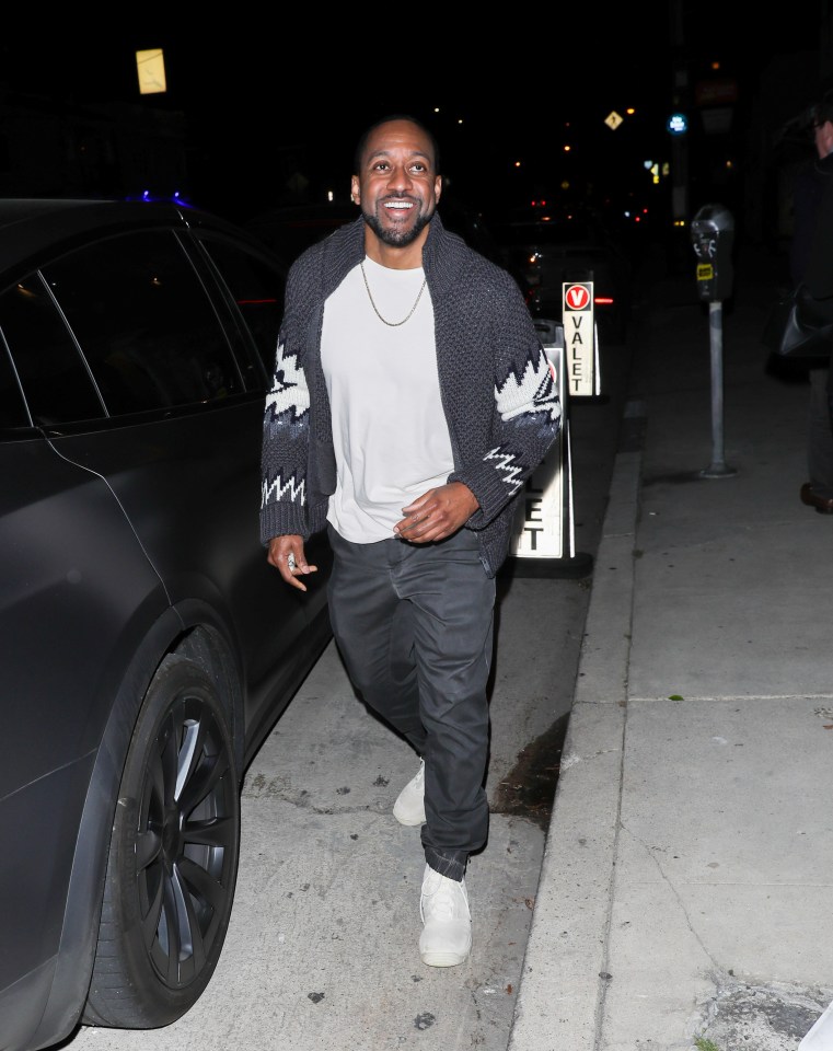 Jaleel smiled at Giorgio Baldi restaurant on March 29, 2024 in LA