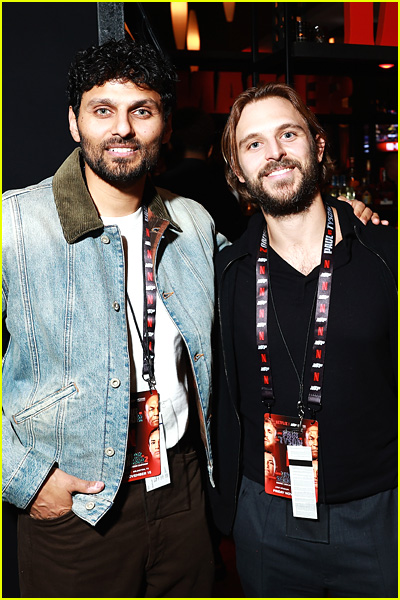 Jay Shetty and Brandon Green at the Paul vs Tyson fight