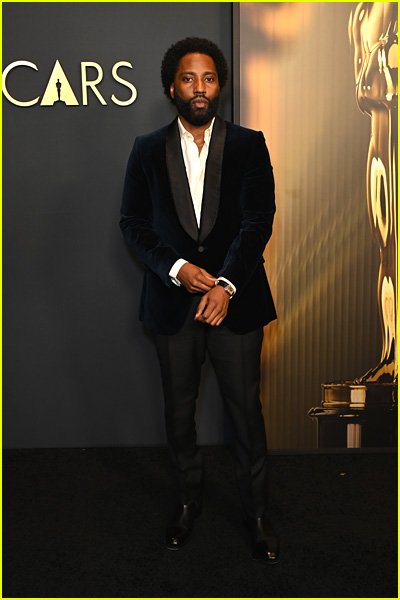 John David Washington at the Governors Awards