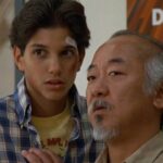 Daniel LaRusso and Mr. Miyagi in The Karate Kid