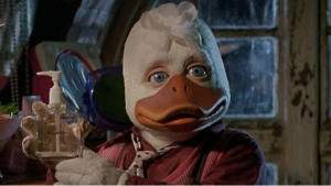 Howard the Duck in the 1986 movie.