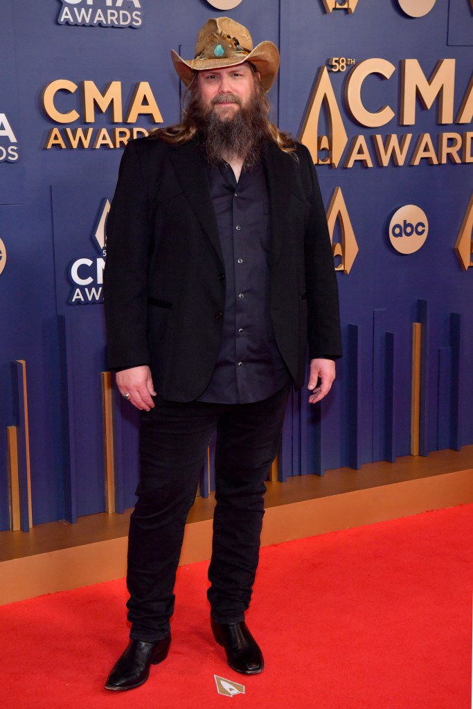 Chris Stapleton attends The 58th Annual CMA Awards at Music City Center on November 20, 2024 