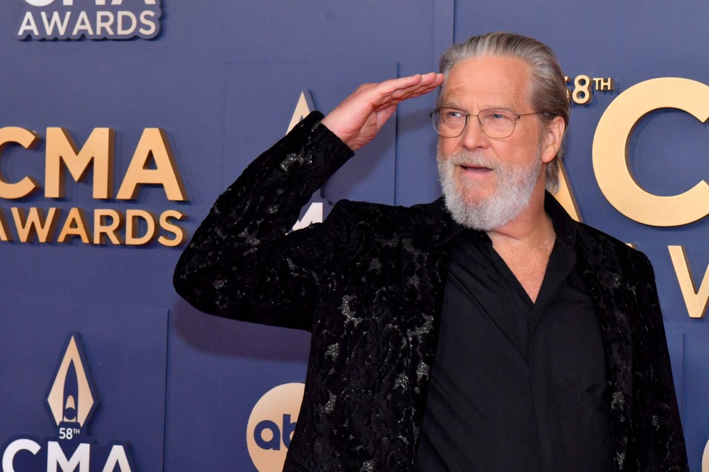 Jeff Bridges attends The 58th Annual CMA Awards at Music City Center on November 20, 2024