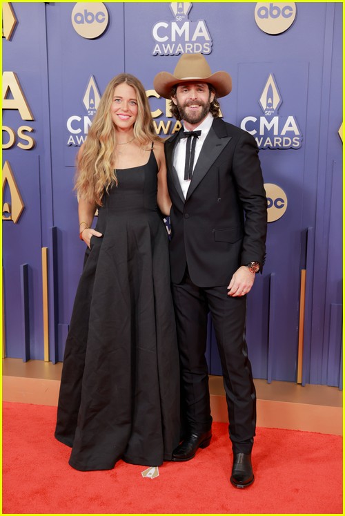 Thomas Rhett with his wife Lauren