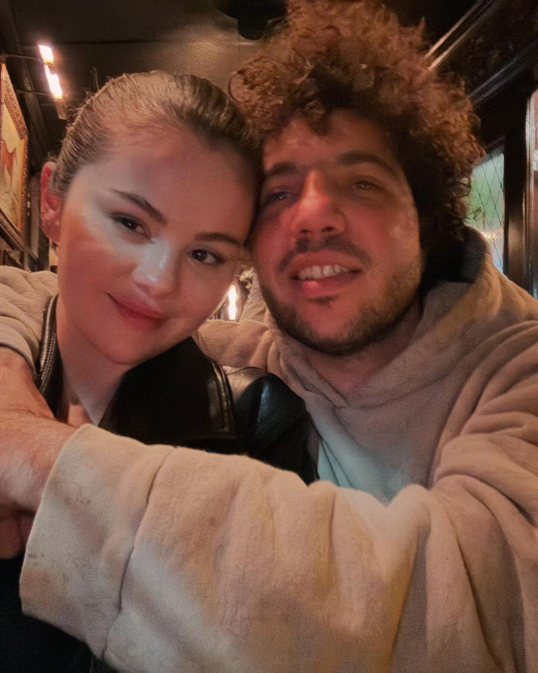 Selena Gomez and Benny Blanco take a selfie