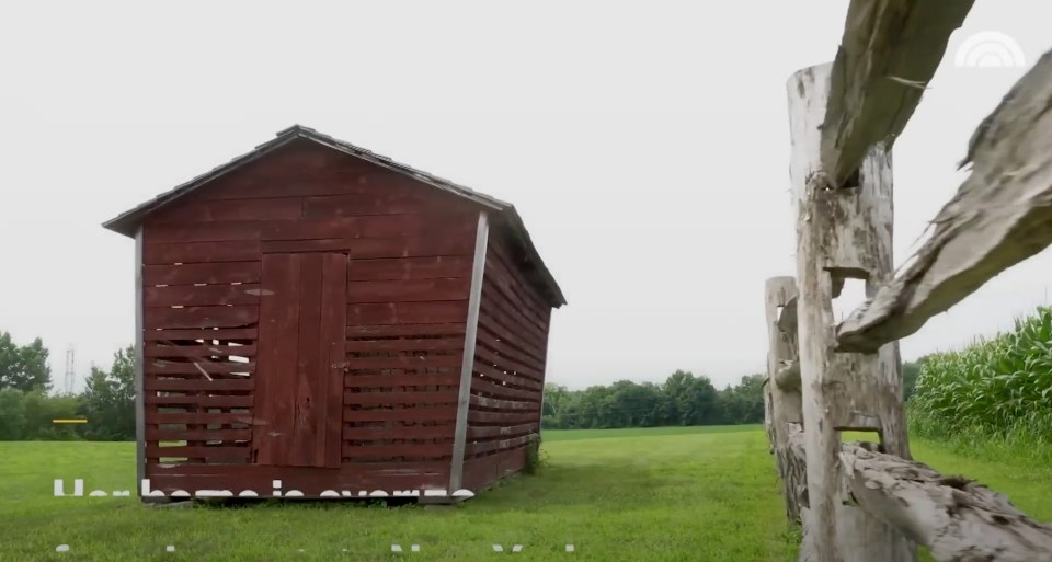 The property includes original outbuildings