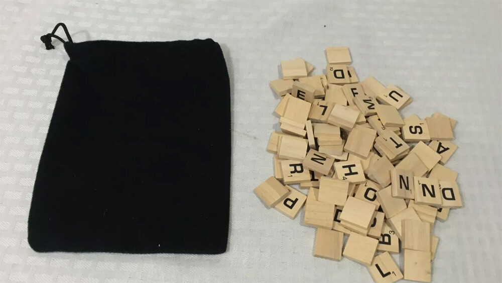 Scrabble bag